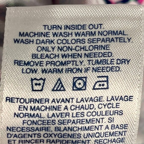 Lands' End Fit & Flatter Gathered Skirt Ditzy Floral Dress - Multi - M 10-12 - Picture 10 of 10